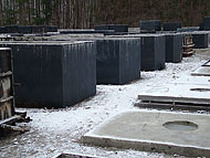 Plac produkacja szamb betonowych Ciechanów